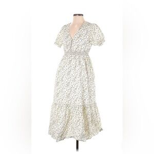 Hatch Midi Floral Maternity Dress 100% cotton